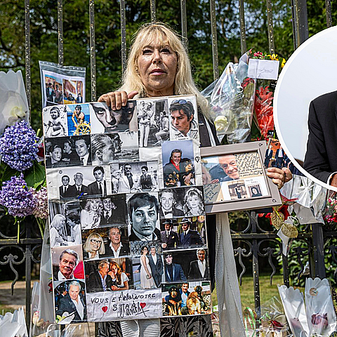 Francia despide a su galán cinematográfico con decenas de muestras de amor