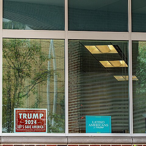 Reading, Pennsylvania, July 12, 2024: Latino for Trump Outreach Office