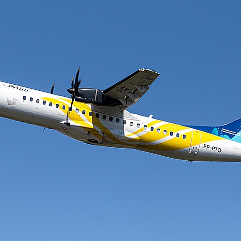 Voepass ATR-72-600 leaving guarulhos airport | Guarulhos, State of Sao Paulo, Brazil | April 20th, 2024
