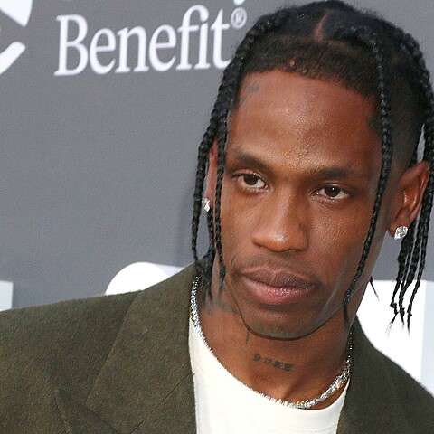 Foto de archivo del rapero Travis Scott. 