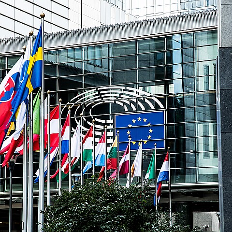 The European Parliament headquarters