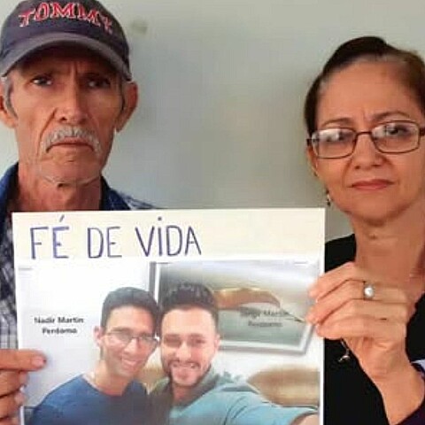 Padres de los hermanos Martín Perdomo