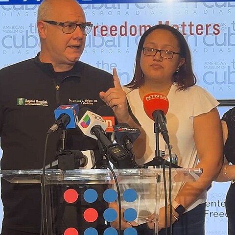 Conferencia de prensa sobre caso del niño Damir Ortiz