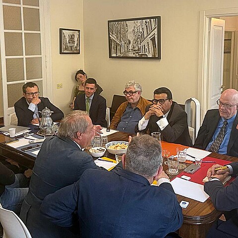 ARC junto a políticos y periodistas en Roma