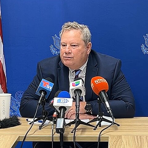 Mike Hammer, jefe de la Embajada de EE. UU. en La Habana