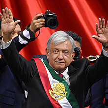 Andres Manuel Lopez Obrador takes oath as Mexico's new president during the 65th Mexican presidential inauguration, Dec. 1, 2018 In Mexico City