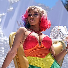 Cardi B attends the WEHO Pride Parade in West Hollywood on Sunday June 5, 2022