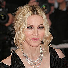 Singer Madonna attends the 'I Am Because We Are' premiere at the Palais des Festivals