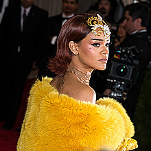 Rihanna attends 'China: Through The Looking Glass' Costume Institute Gala, held at the Metropolitan Museum of Art in New York City, New York in 2015
