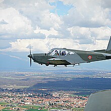 El Siai U-208 de la Fuerza Aérea Italiana