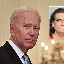 Presidente de Estados Unidos Joe Biden y foto de Alex Saab