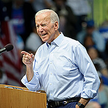 Joe Biden formally launches his 2020 presidential campaign during a rally May 18, 2019, at Eakins Oval in Philadelphia