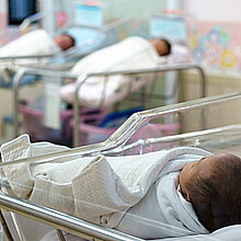 Bebes recién nacido en el hospital