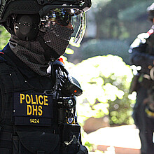 Policía federal del Departamento de Seguridad Nacional