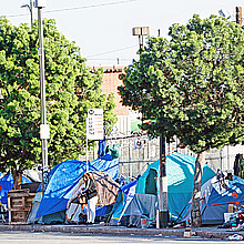 Homeless encampment 