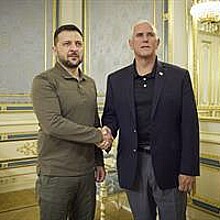 Former President Mike Pence visits Ukraine 