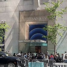 Tiffany & Co. on Fifth Avenue during its April 28 flagship reopening