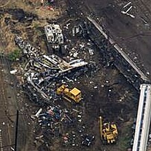 Passenger train derails in Southern California