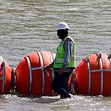 Texas floating border wall 