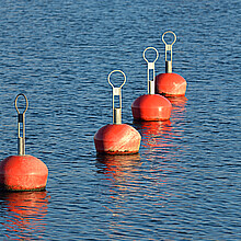 Red buoys 