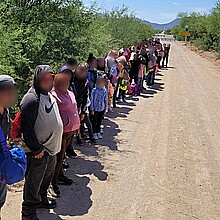 U.S. Custom Border Protection in Arizona apprehended 10,000 migrants in one week