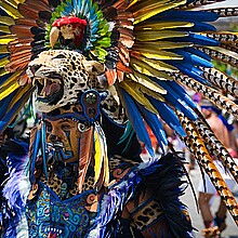 Aztec dancer