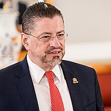 Costa Rican President Rodrigo Chaves