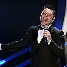 Foto de archivo del cantante italiano, Tiziano Ferro. 