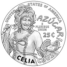The Celia Cruz U.S. Quarter will be minted in 2024