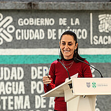 Mexican presidential candidate Claudia Sheinbaum