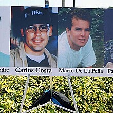 Photographs of the four heroes killed during the 1996 Brothers to the Rescue operation