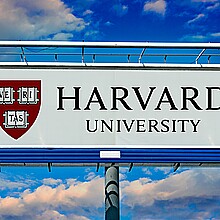 Billboard for Harvard University