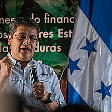Honduran President  Juan Orlando Hernández