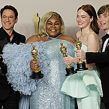 Algunos de los ganadores de los Premios Oscars 2024
