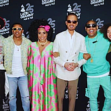 Los artistas cubanos en la conferencia de prensa de los Latin Grammy, en Miami