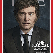 Javier Milei protagoniza la portada de la revista Time