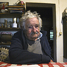 Fotografía del expresidente de Uruguay José Mujica. 