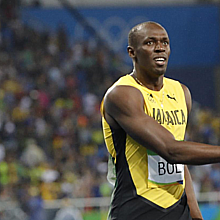 Bolt tras disputar los 200 metros en los Juegos Olímpicos Río 2016, en el Estadio Olímpico de Río de Janeiro (Brasil). 
