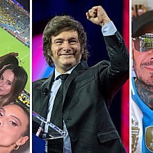 Decenas de celebridades celebraron el triunfo de Argentina 
