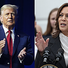 Presidential candidates Donald J. Trump and Kamala Harris 