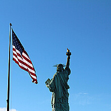 Fotografía que muestra la Estatua de la Libertad el 11 de junio de 2024, en Nueva York (NY, EE.UU.)