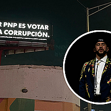 El artista pagó las vallas publicitarias contra el actual partido gobernante en PR