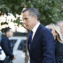 Hunter Biden llega al Palacio de Justicia en Los Ángeles, California, EE.UU., el 5 de septiembre de 2024. 