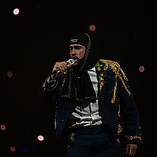 Fotografía de archivo donde aparece Bad Bunny en su concierto en el coliseo de Puerto Rico, en San Juan (Puerto Rico). 