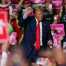 Donald Trump en una foto de campaña 