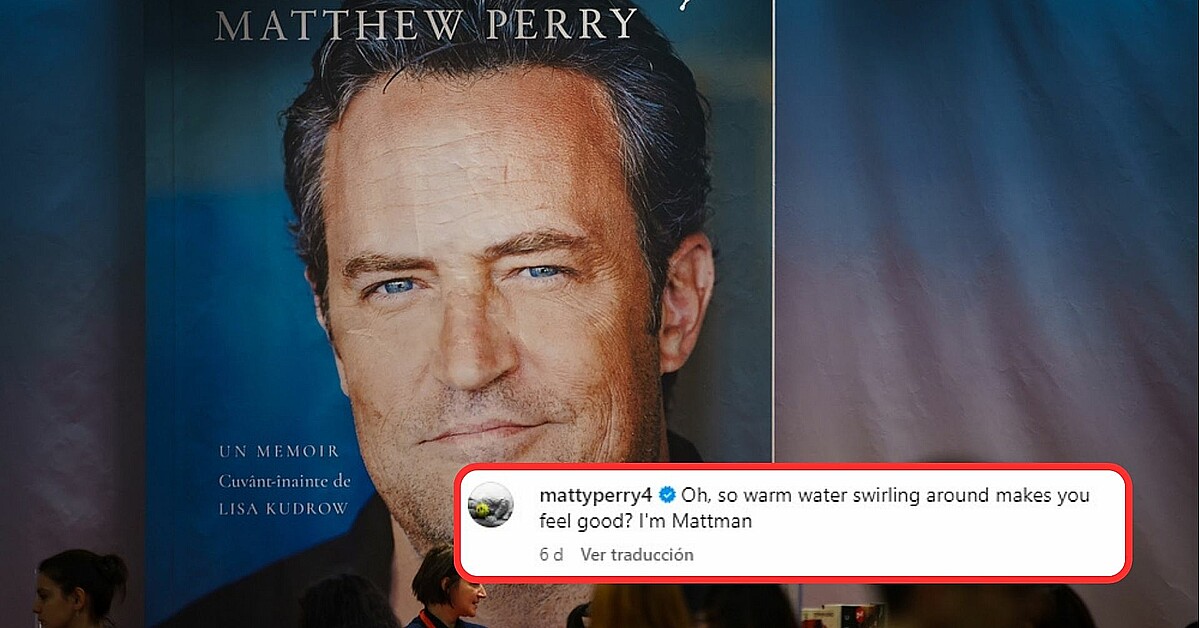 La última e inquietante imagen que Matthew Perry publicó