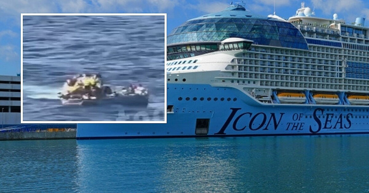 Ship Rafters VIDEO: Largest cruise ship in the world rescues 14 Cuban rafters from ...
